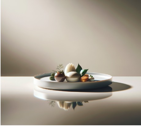Prepared dish on a plate